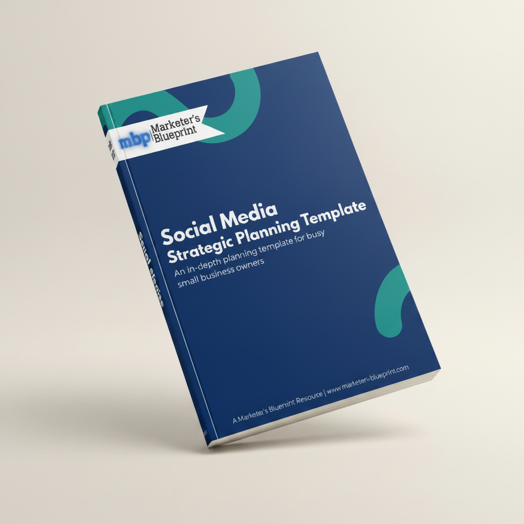 Social Media Strategic Planning Template - Square Mockup